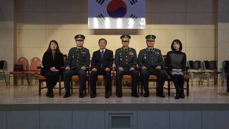 학군단장 이,취임식