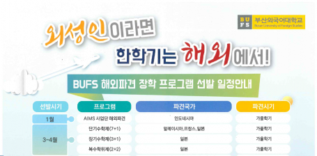 해외파견프로그램 안내