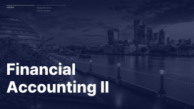 Financial AccountingⅡ