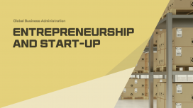 Entrepreneurship and Start-up
